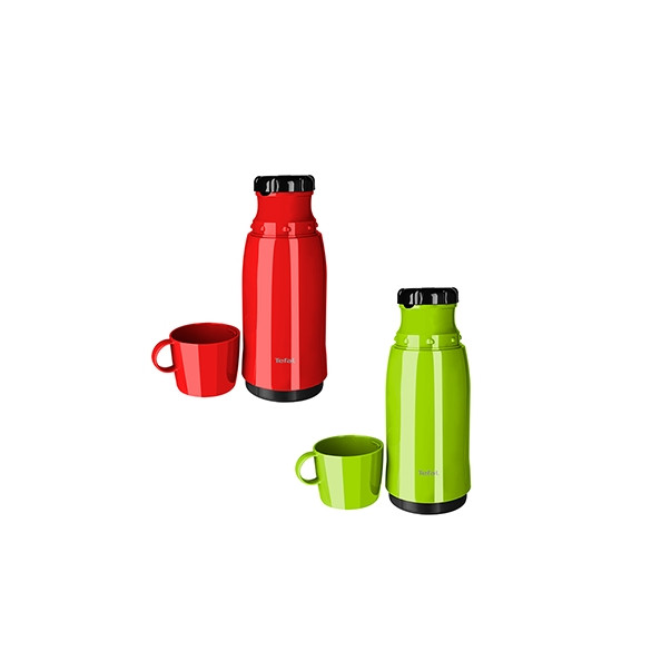 ظرف نوشیدنی 0.5 لیتری قرمز تفال مدل راکت